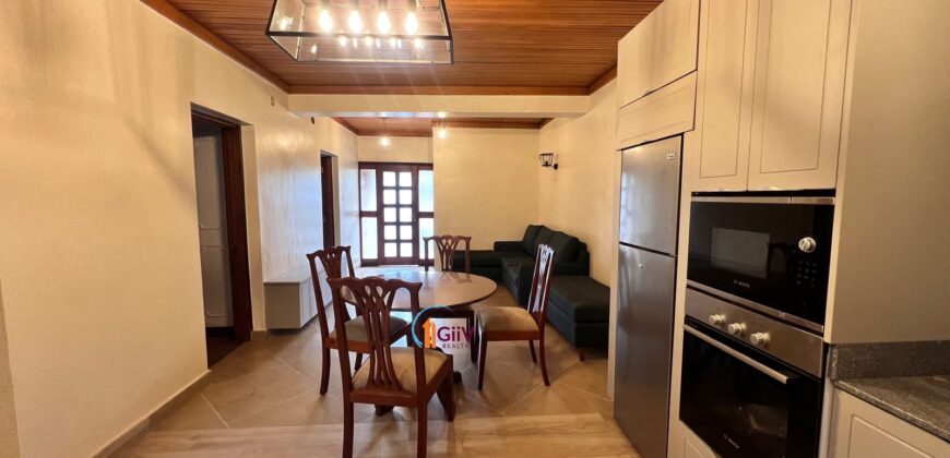 KYUNA; 2 Bedroom furnished cottage with a private outdoor space.