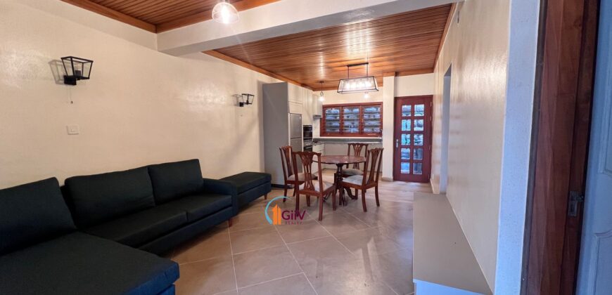 KYUNA; 2 Bedroom furnished cottage with a private outdoor space.