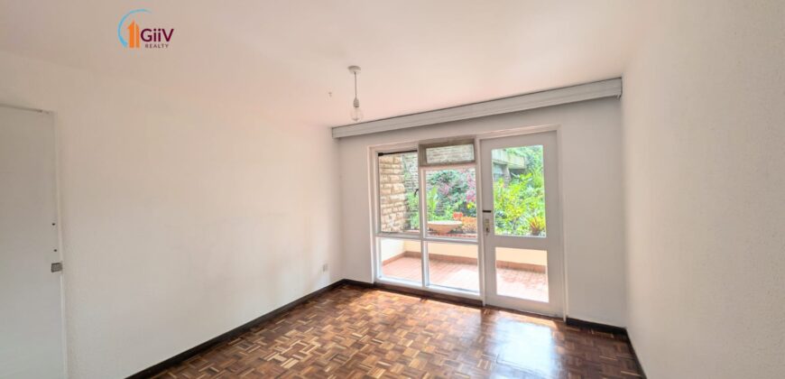 STATE HOUSE ROAD(ARBORETUM); 3 Bedroom unfurnished duplex garden Apartment.