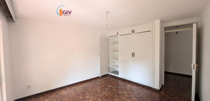 STATE HOUSE ROAD(ARBORETUM); 3 Bedroom unfurnished duplex garden Apartment.