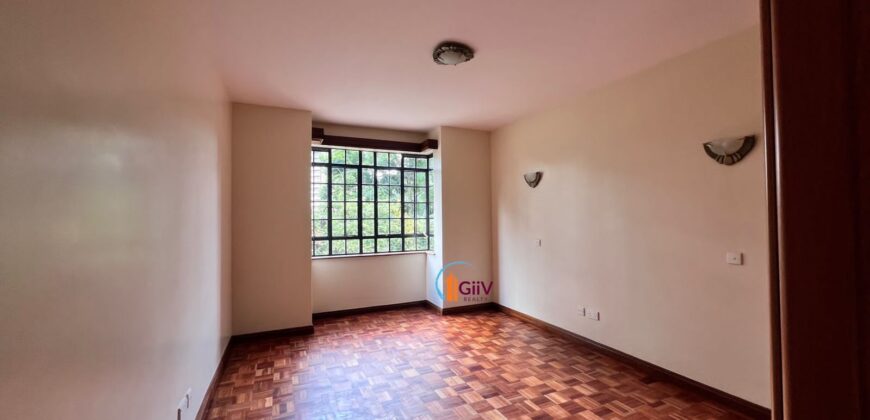 WESTLANDS; 4 Bedroom split level Apartment with a Tv room 