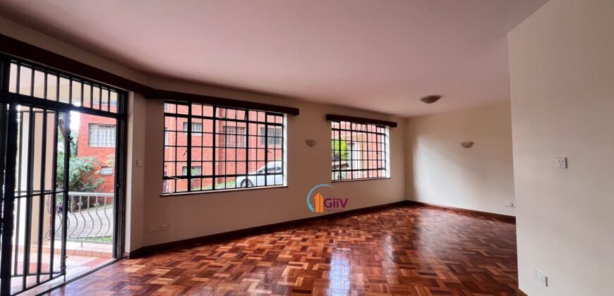 WESTLANDS; 4 Bedroom split level Apartment with a Tv room 